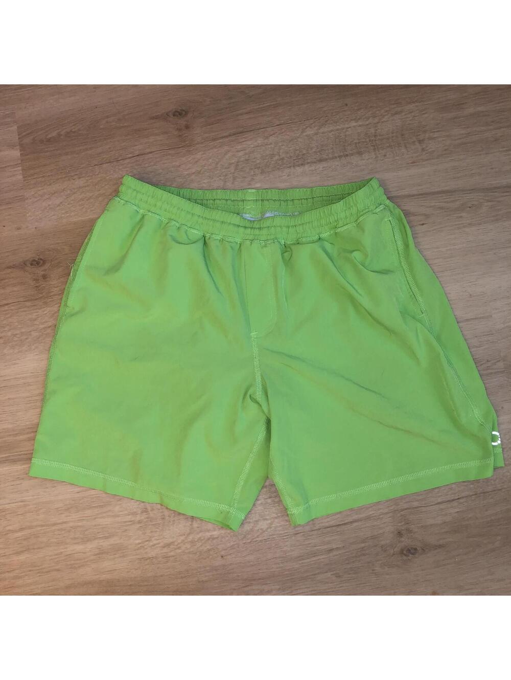 CHUBBIES THE ULTIMATE TRAINING SHORTS 2 in 1 ATHLETIC GYM GREEN MENS SIZE LARGE